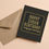 Thumbnail: Classic black card with beautiful gold writing "Happy Sober Birthday"