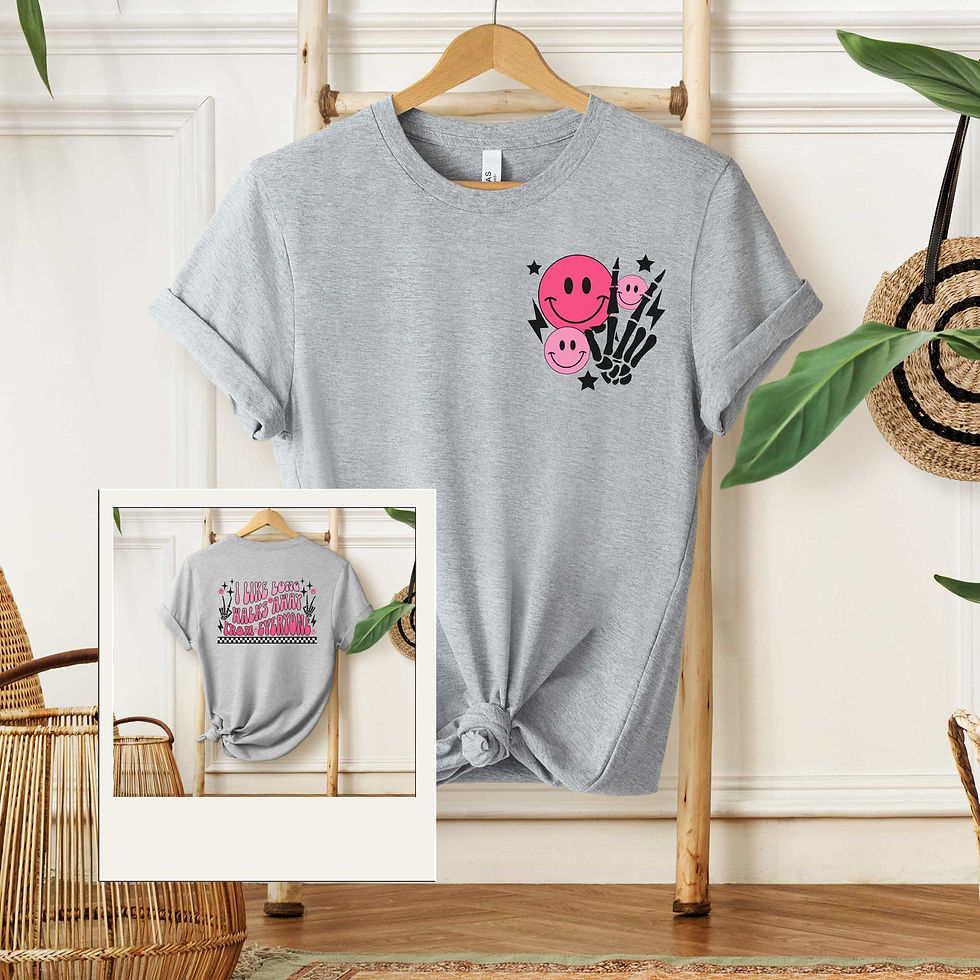 Thumbnail: I Like Long Walks Away From Everyone | Gray T-Shirt