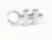 Thumbnail: silver puzzle piece keychain, one side says "I am" and the other says "worthy"