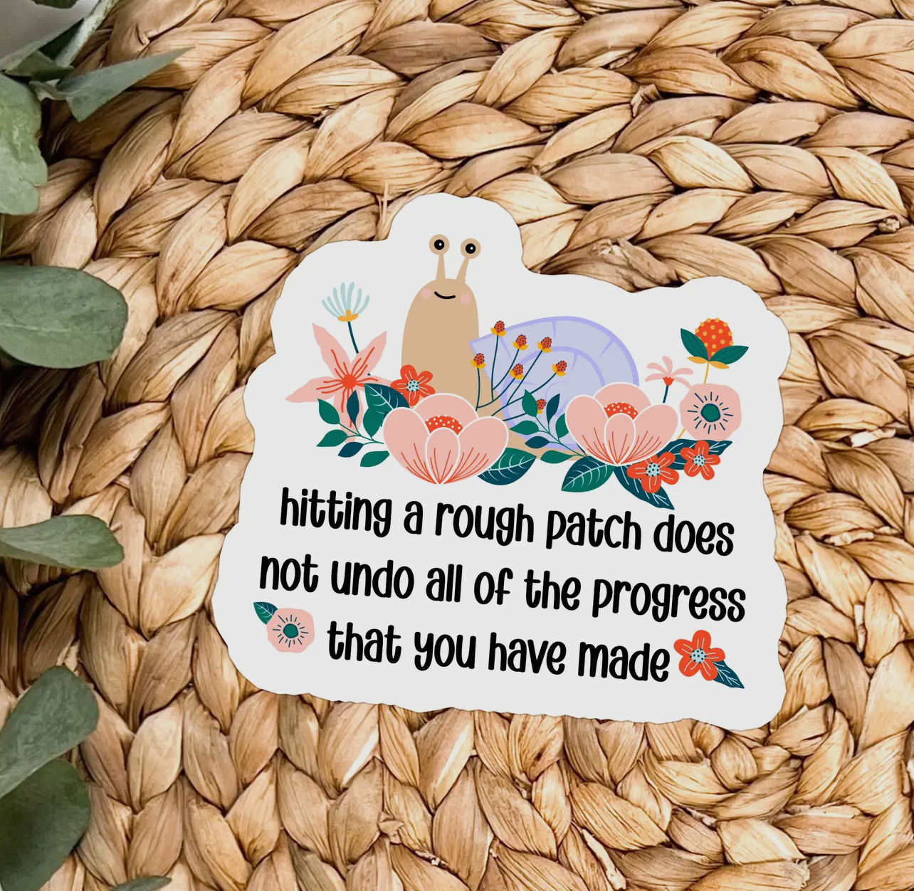 Hitting a Rough Patch | Mental Health Sticker