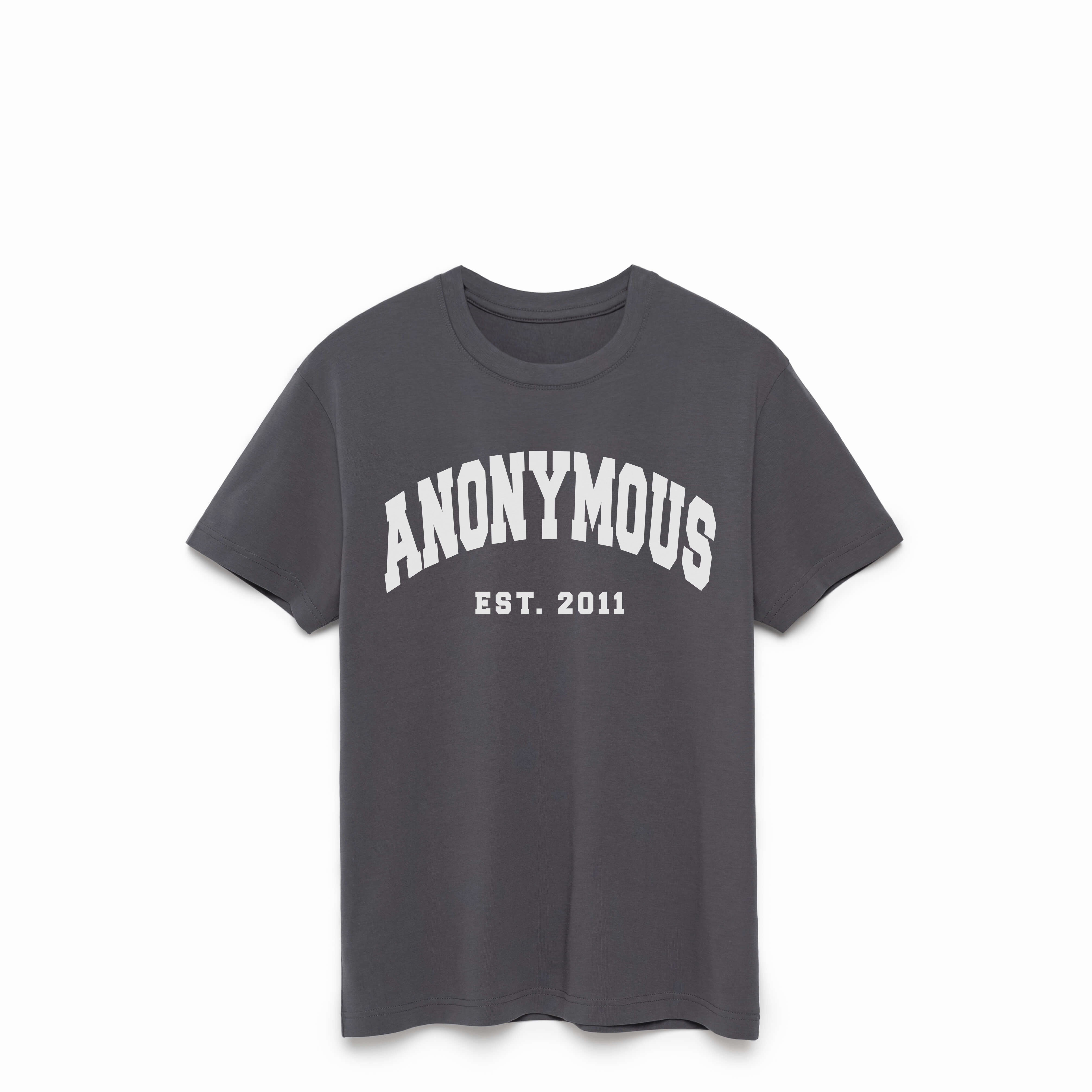 Anonymous EST. | Slate Grey Unisex T-Shirt