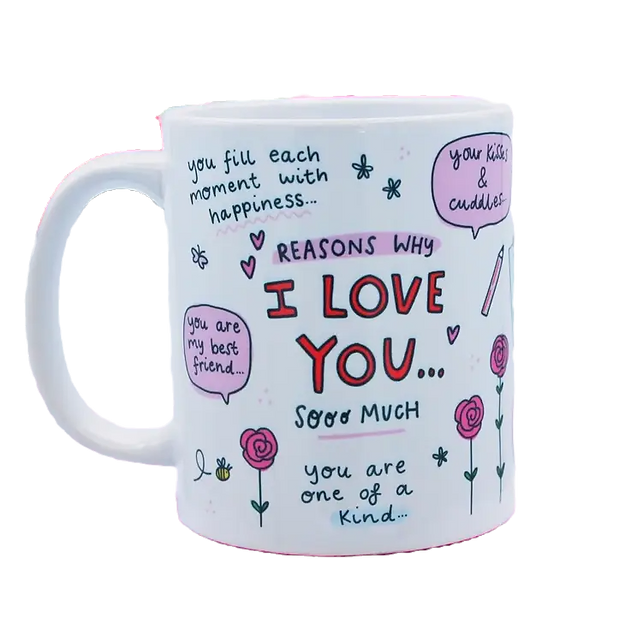 "I Love You" Affirmation Coffee Cup