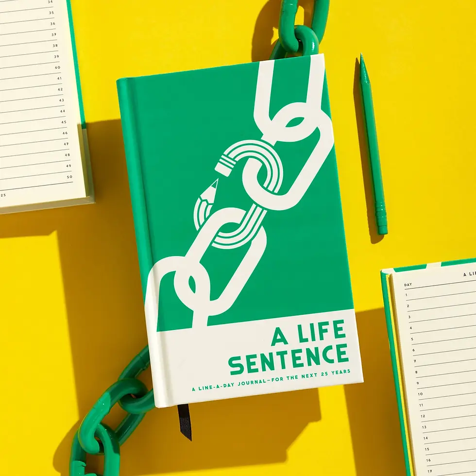 Thumbnail: A Life Sentence: A Line-a-Day Journal for 25 Years