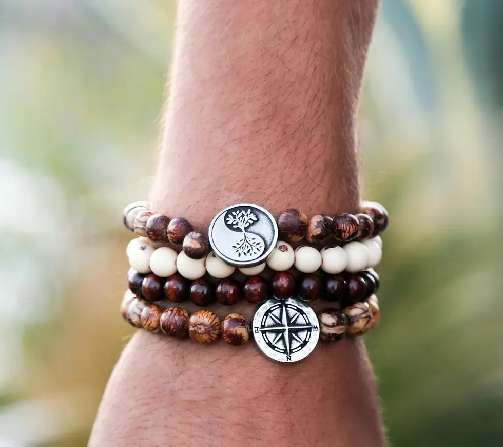 Thumbnail: ACAI Seeds of Life Bracelets | Men's Sized