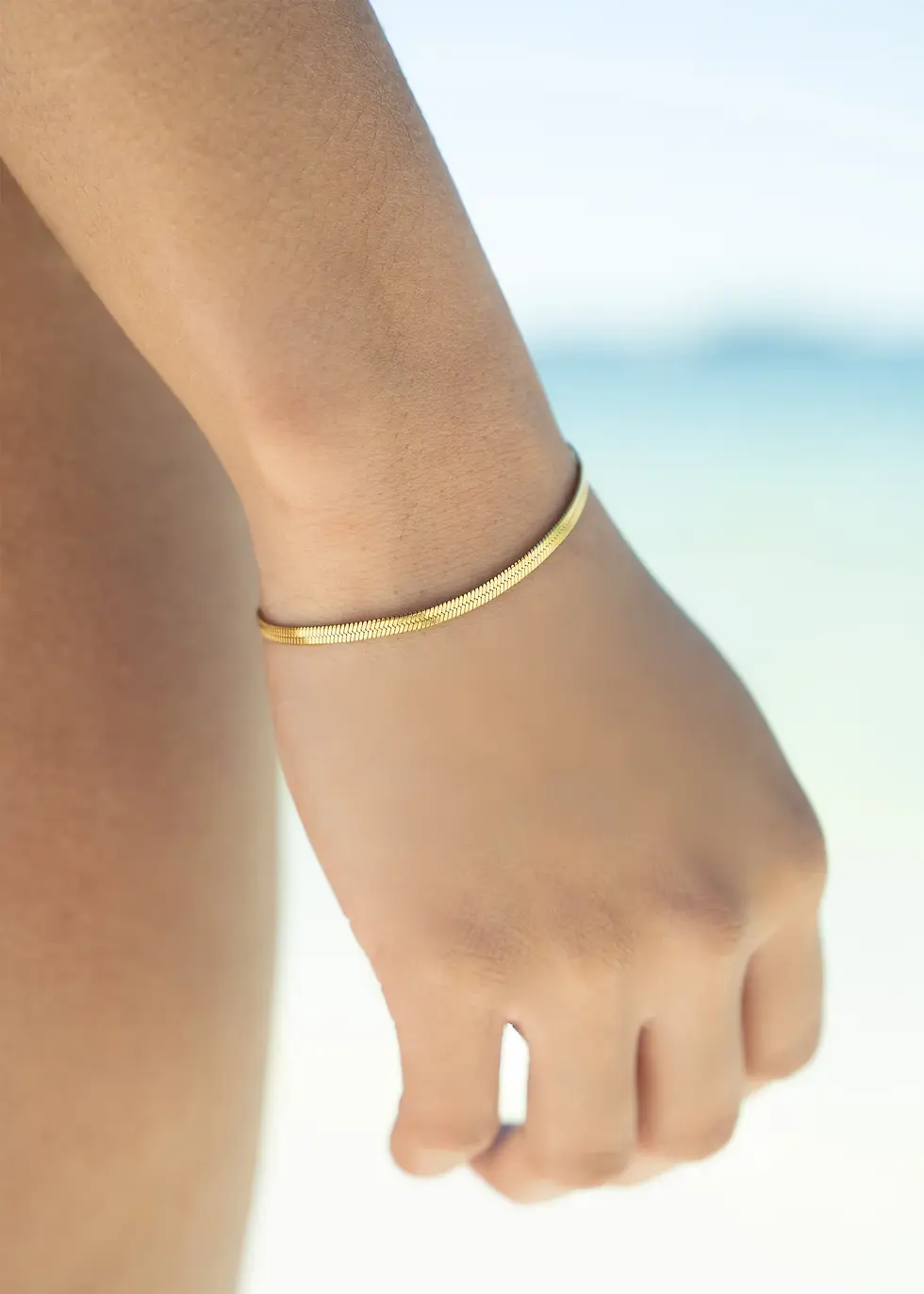 Thumbnail: Herringbone Chain Bracelet
