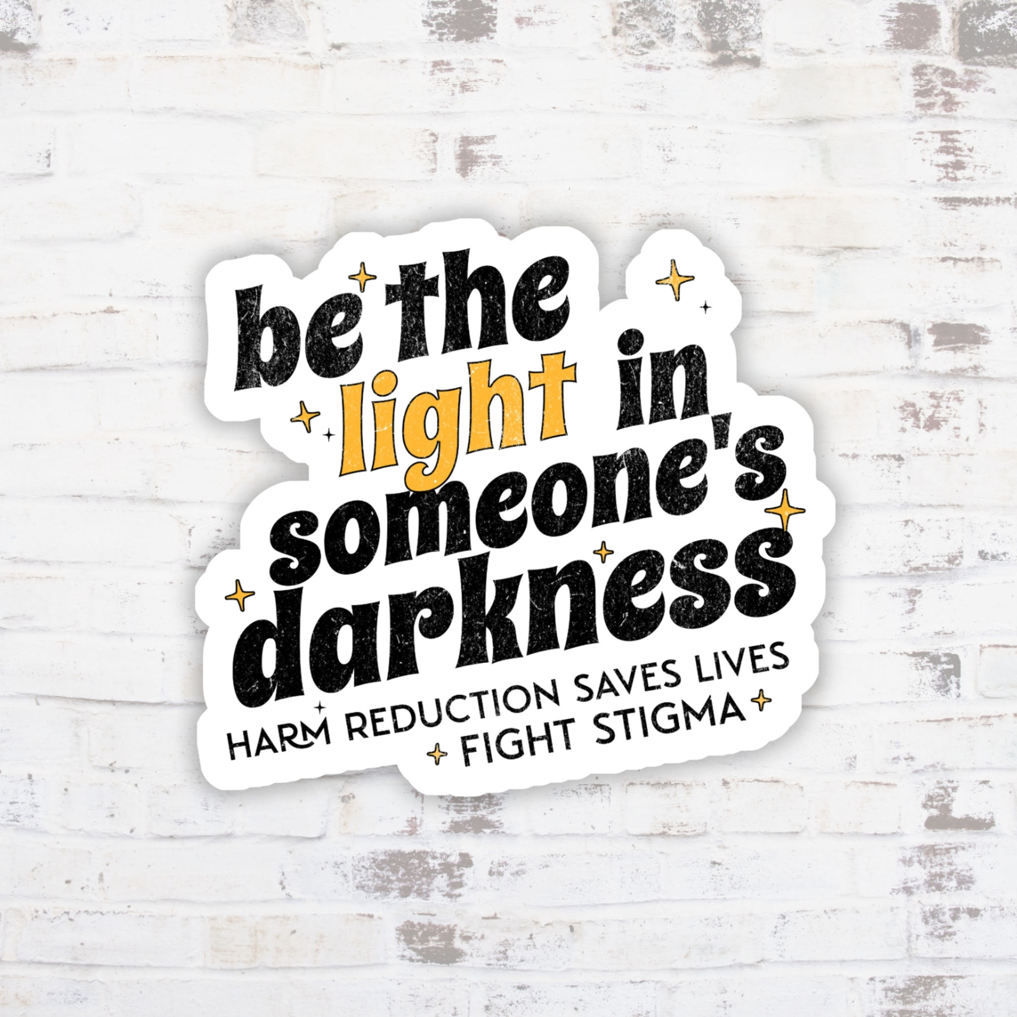Be the Light Harm Reduction Sticker