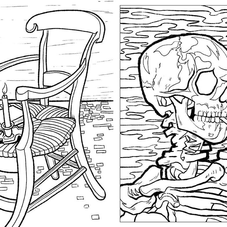 Thumbnail: Coloring Van Gogh | Coloring Book