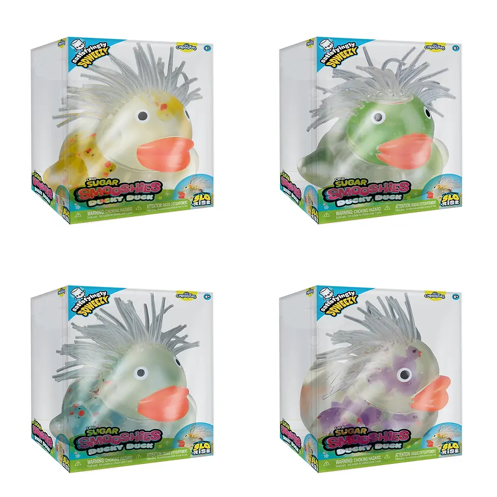 Thumbnail: Sugar Smooshies Ducky Duck Squishy Toy Sensory Fidget Toy