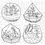 Thumbnail: Succulent coloring sheet with various types of succulents.