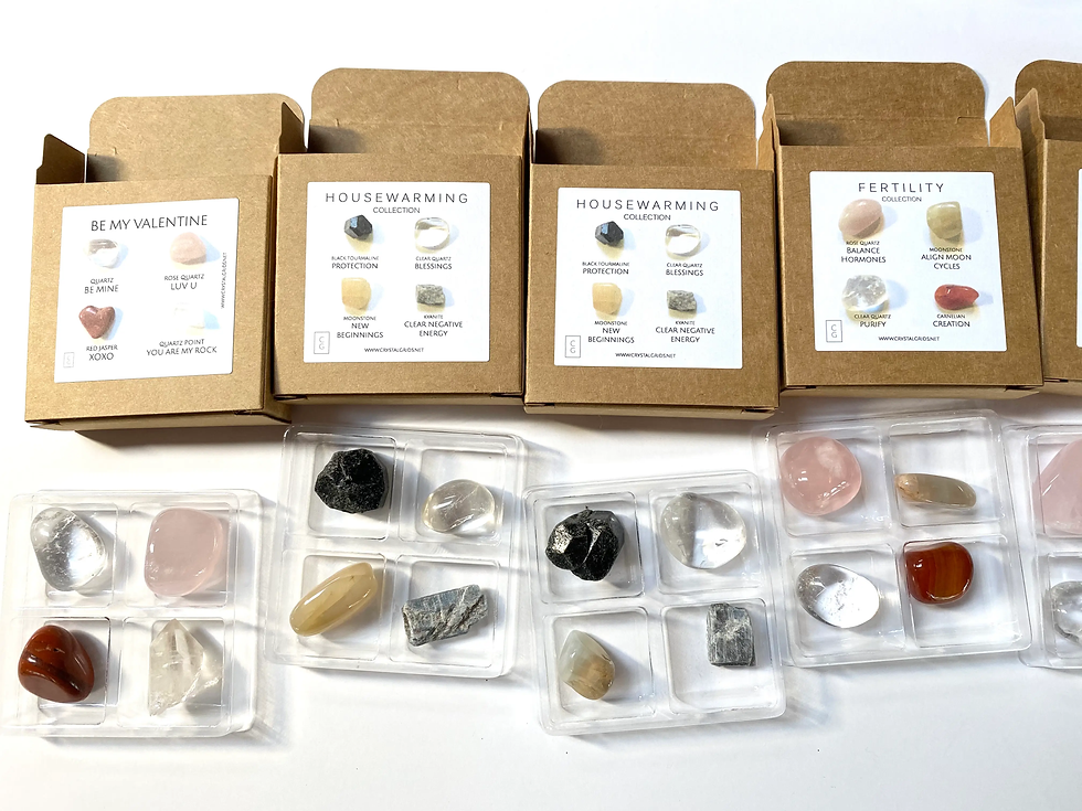 Thumbnail: CALM ANXIETY | Crystal Collection | Smoky Quartz, Onyx, Dumortierite, Howlite