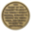 Thumbnail: Let Go And Let God Bronze Affirmation Medallions | Coin Token Chip