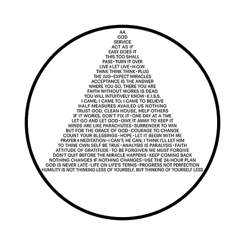 AA Slogan Sticker