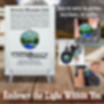 Thumbnail: Stained Glass AA Coin, Scenic Journey Alcoholics Recovery Sobriety Chip