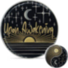 Upon Awakening Sobriety Chip, AA Recovery Coin Affirmation Gift Token