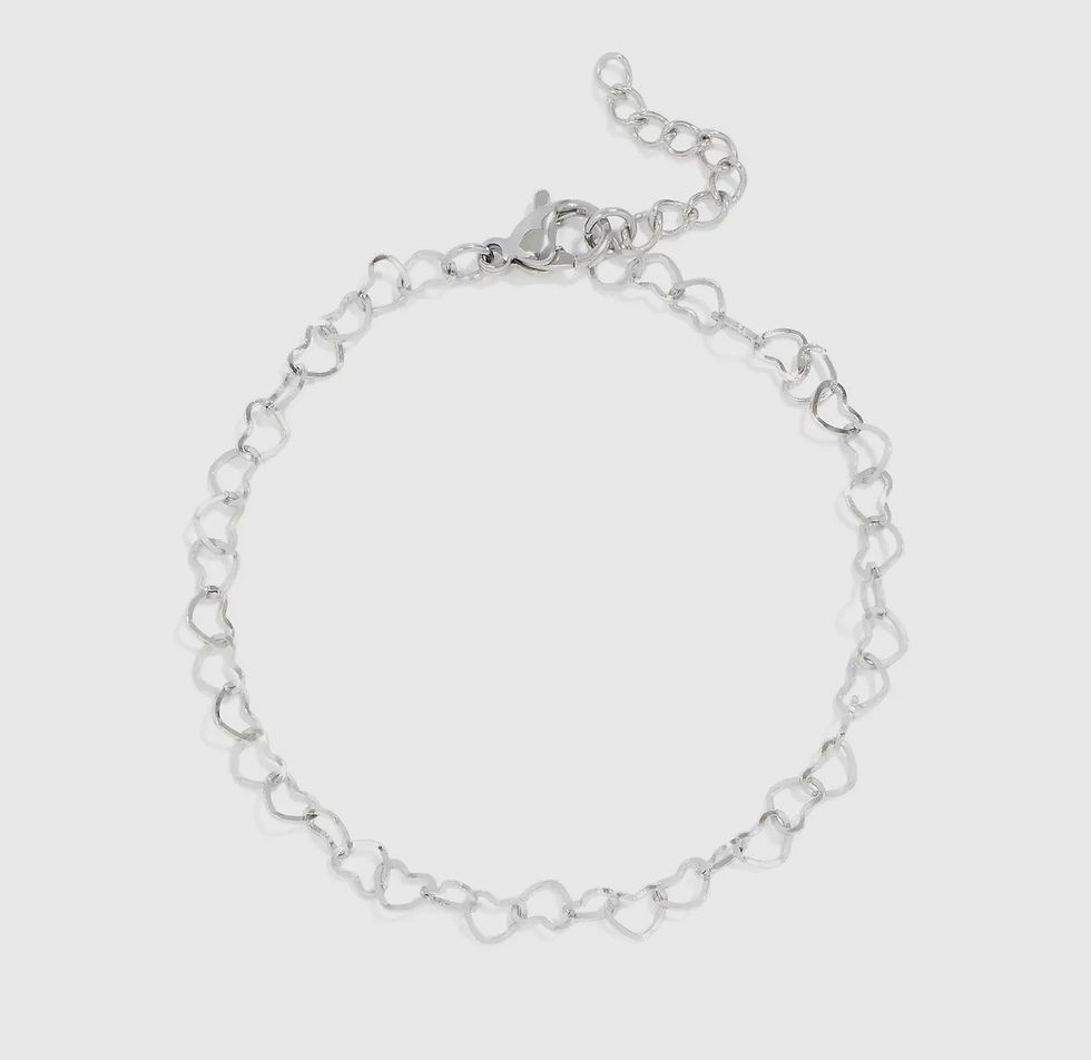 Thumbnail: Linked Heart Chain Bracelet