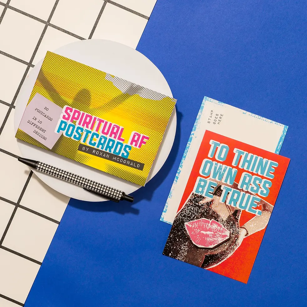 Thumbnail: he card features bold, motivational text on the front, "Take a deep breath. Grab your butt. Regroup. You got this."