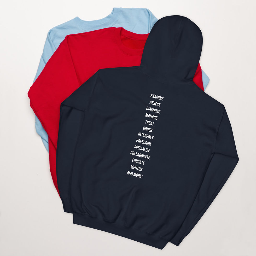 Thumbnail: Physician Associate Hoodie Front/Back