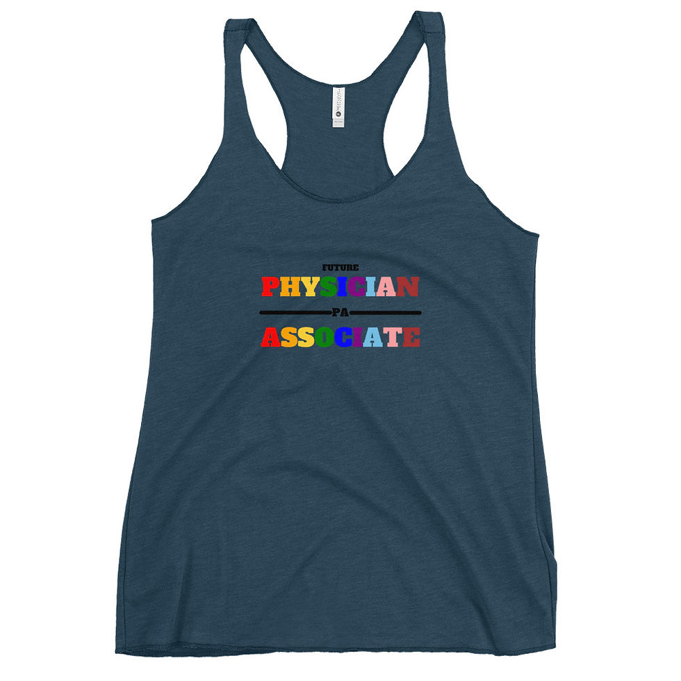 Thumbnail: PA Student Rainbow-themed Women's Racerback Tank