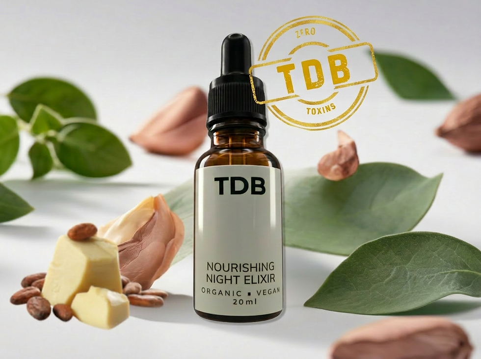 Nourishing Night Elixir in amber glass jar by Third Day Botanics