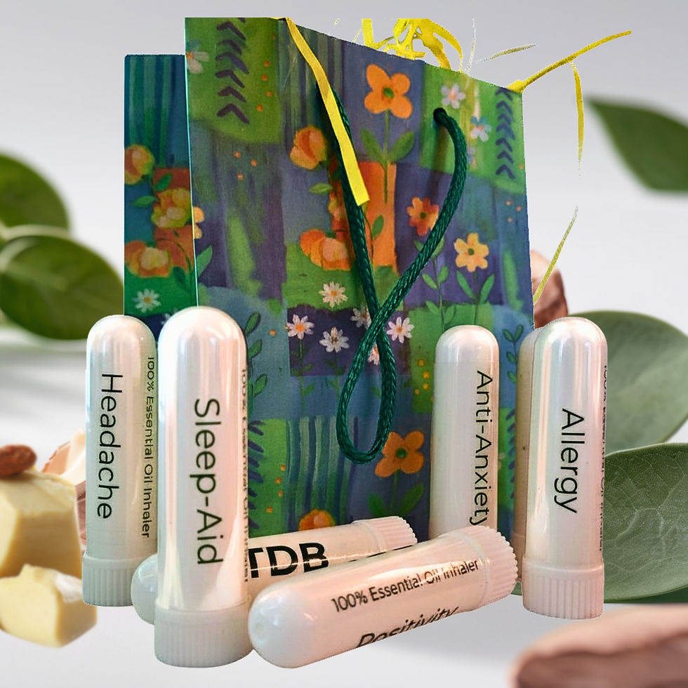 100% Aromatherapy Inhalers set and gift bag