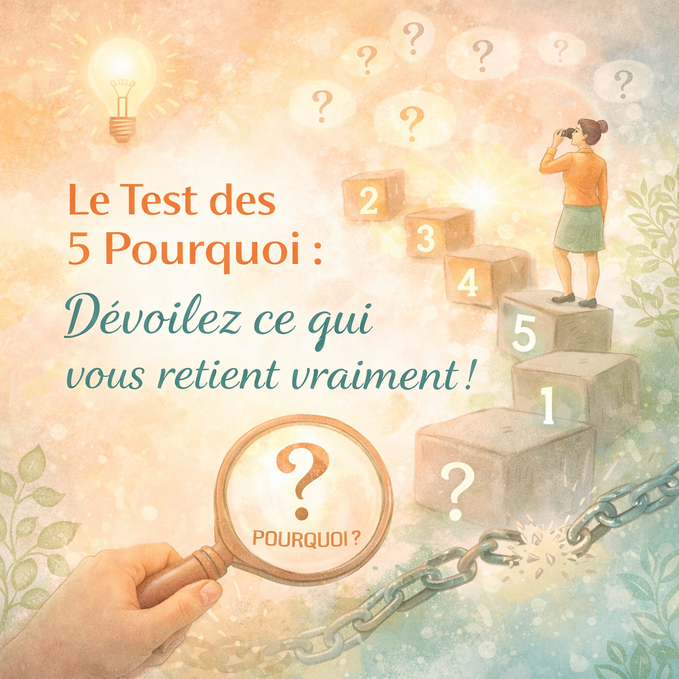 Le Test des 5 Pourquoi : Dévoilez ce qui vous retient vraiment !