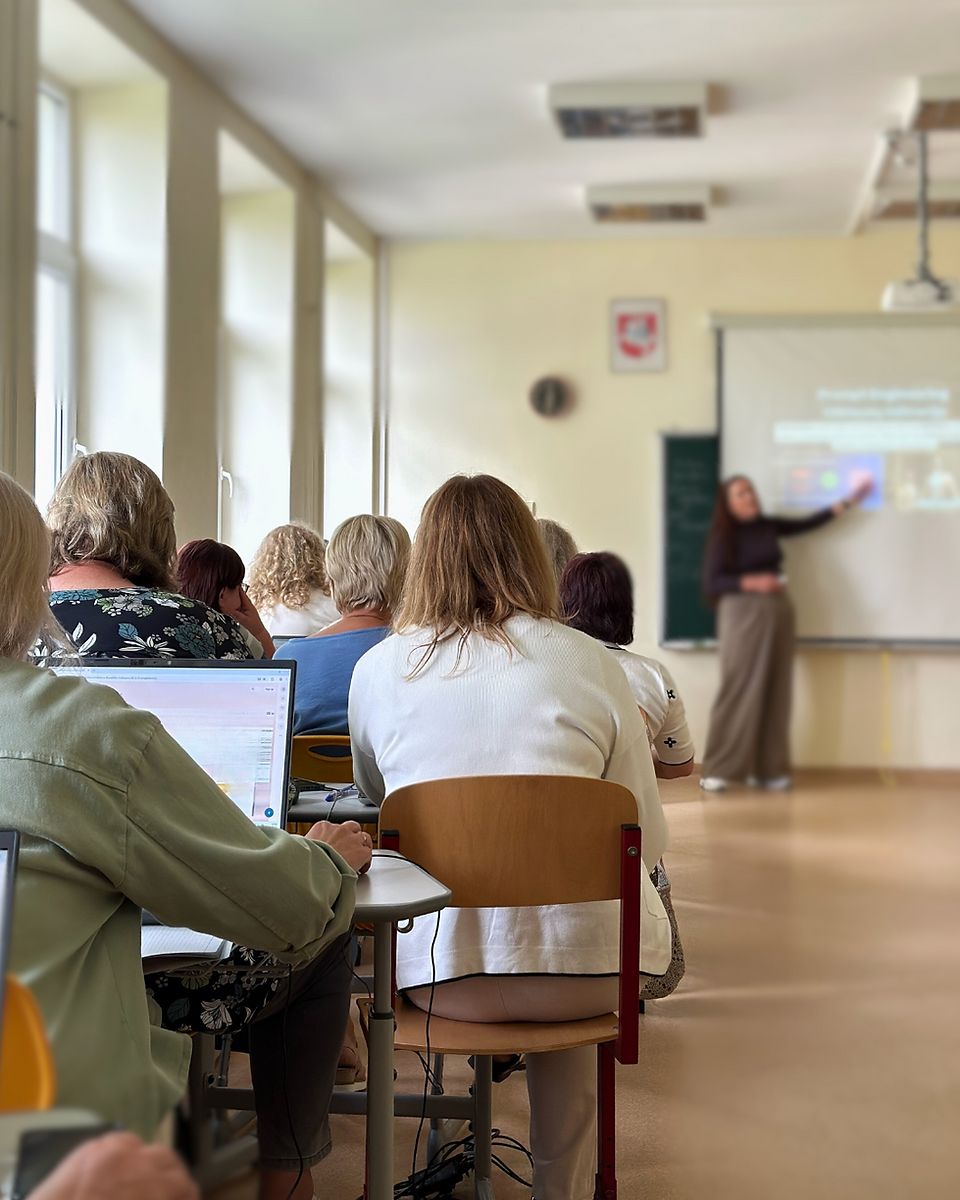 Praktiniai mokymai mokytojams DI  