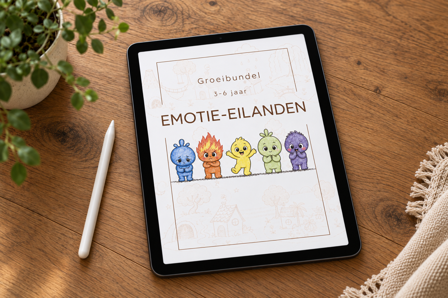 Emotie eilanden kleuters (digitaal)