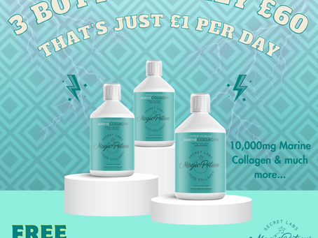 Our best deal yet? Limited time offer! Collagen at £1 per day