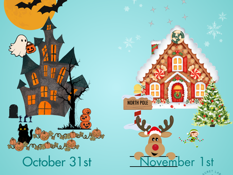 Goodbye halloween & hello christmas