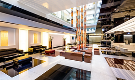 This is the Lobby at Grandior Hotel Prague