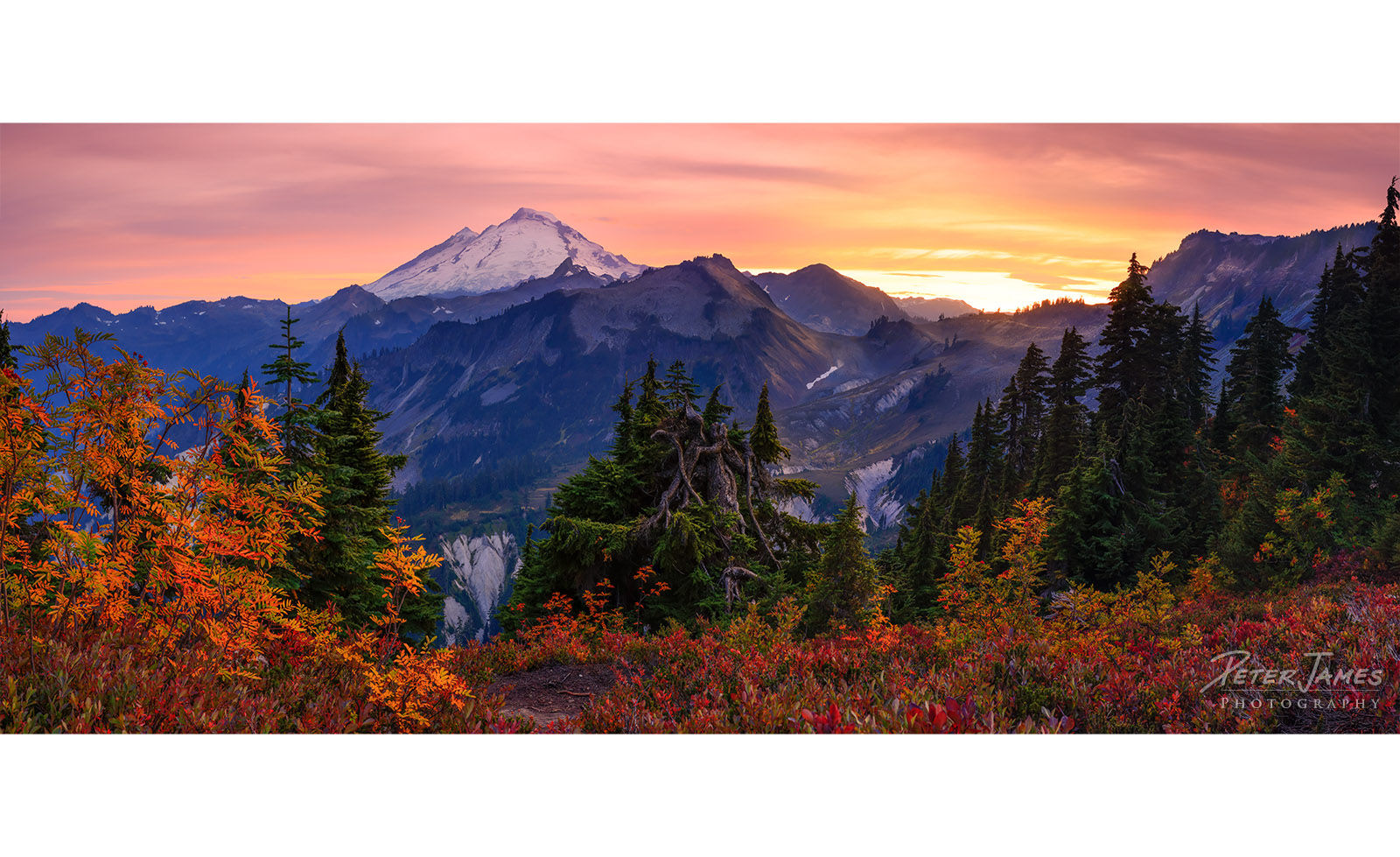 Mount Baker Autumn Afterglow