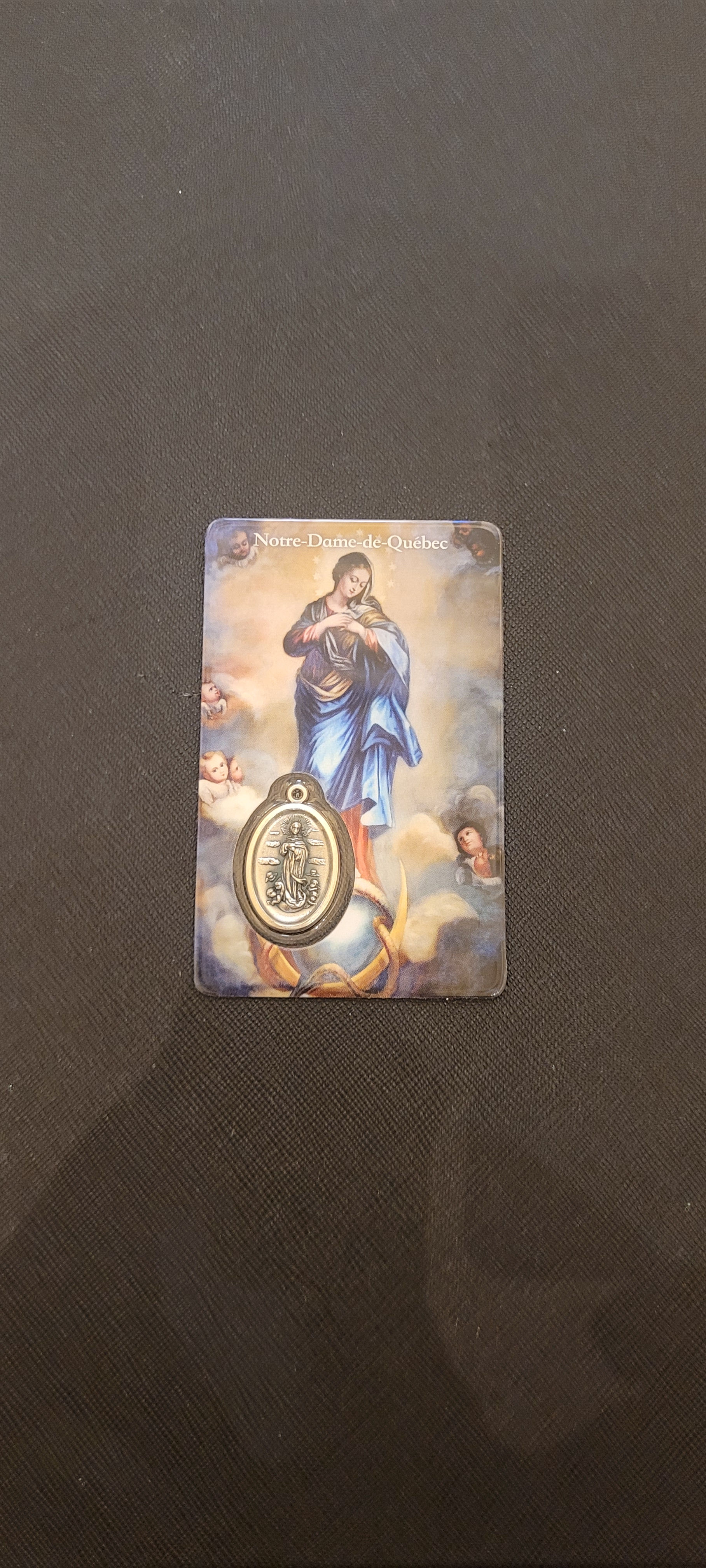 Carte de Prière de Notre-Dame de Québec