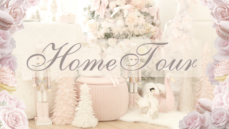 OUR PINK CHRISTMAS WINTER WONDERLAND HOME TOUR..