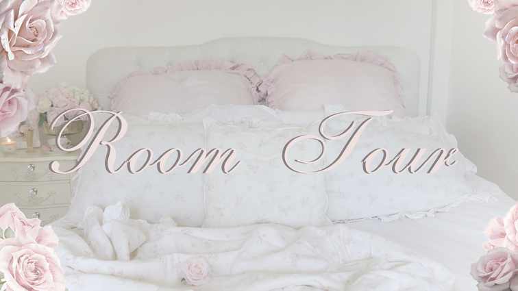 MY SHABBY CHIC VINTAGE PRINCESS BEDROOM TOUR.. 