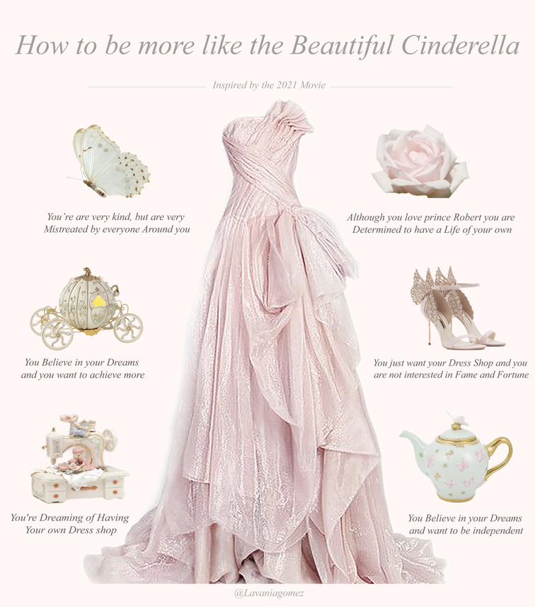 HOW TO BE MORE LIKE THE BEAUTIFUL CINDERELLA INSPIRED BY THE 2021 MOVIE STARRING CAMILA CABELLO..