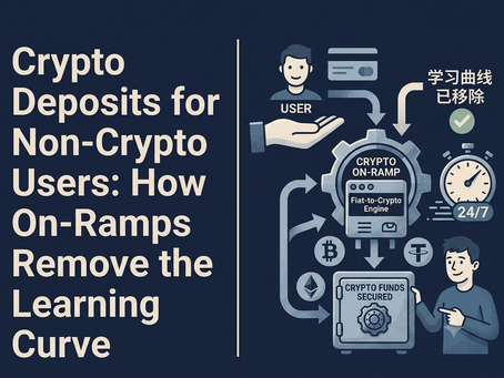 Crypto Deposits for Non-Crypto Users: How On-Ramps Remove the Learning Curve