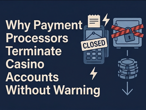 Why Payment Processors Terminate Casino Accounts Without Warning