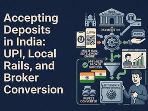 Accepting Deposits in India: UPI, Local Rails, and Broker Conversion