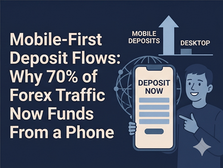 Mobile-First Deposit Flows: Why 70% of Forex Traffic Now Funds From a Phone