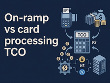 Crypto On-Ramp vs Card Processing: Total Cost of Ownership