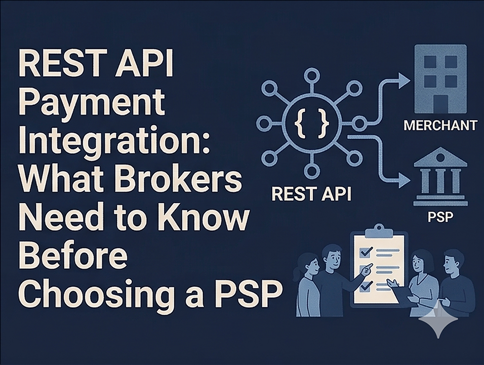 REST API Payment Integration: What Brokers Need to Know Before Choosing a PSP