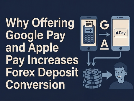 Why Offering Google Pay and Apple Pay Increases Forex Deposit Conversion