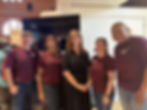 Pictured (from left to right): Jonathan Levens, Director of Program Services, DECI; Sonja Beckford, Director of Advocacy, Training & Community Outreach, DECI; Kelly Crosbie, MSW, LCSW, Director, Division of Mental Health, Developmental Disabilities and Substance Use Services, North Carolina Department of Health and Human Services (NCDHHS); Chrissy Sailstad, President & CEO, DECI; and Amani Henderson, Pre-ETS Instructor for DECI.