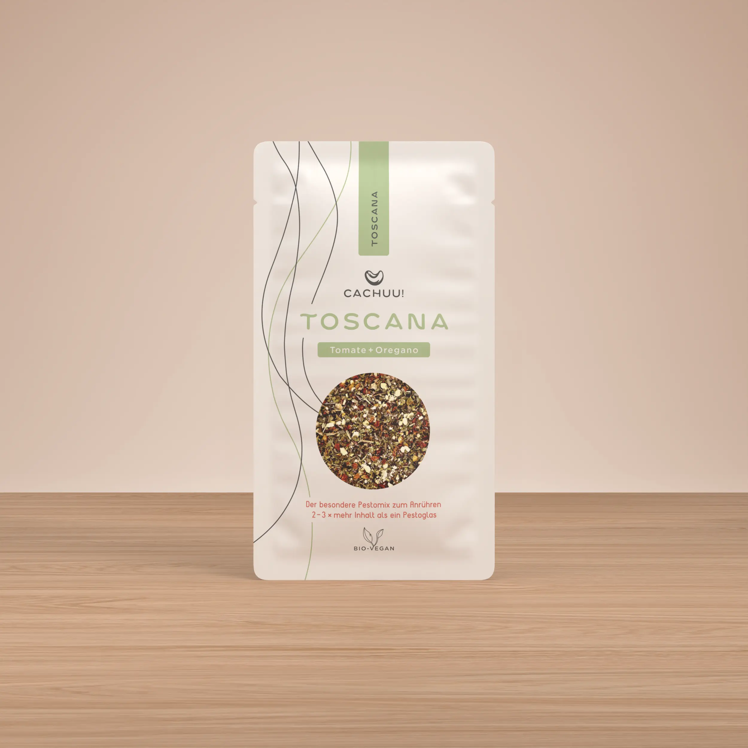 Mini-Edition Toscana – Bio Cashew Genussmischung Vorderseite