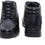 Thumbnail: Revox Height Increasing Black Casual  PU Boots  with 3 Inch Height Elevate