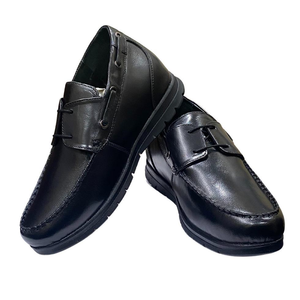 Thumbnail: HEIGHTX Height Increasing Shoes Black Casual with 3 Inch Height Elevate