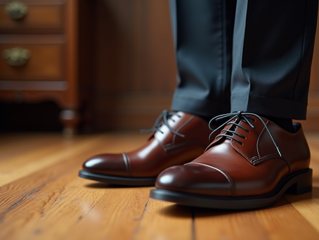 Step Up in Style with Genuine Leather Formal Shoes