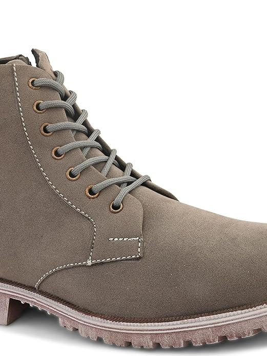 Thumbnail: HEIGHTX Height Increasing Suede Leather Boots | 3 Inch Height Increase