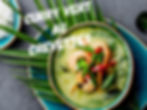 Crevettes aux curry vert