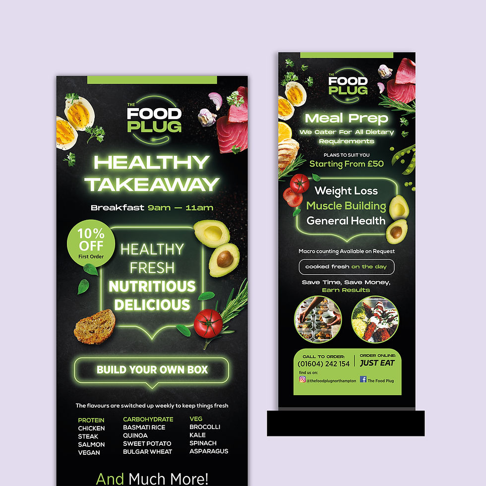 The Food Plug Banners